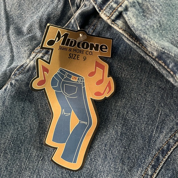 Rare vintage extra Wide-Leg Blue Denim Jeans - Picture 4 of 4